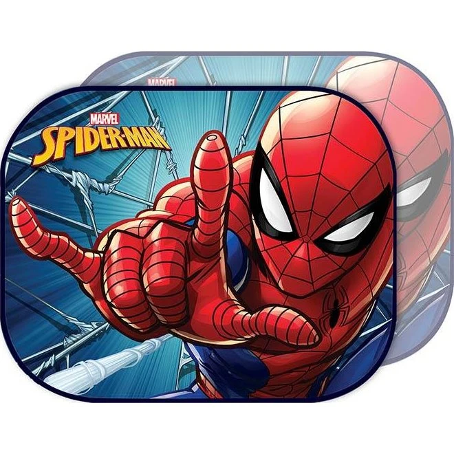 Disney Spiderman Solskærme til bil - 2 stk. - 44x35 cm