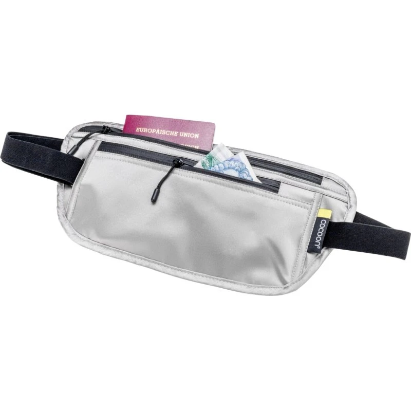Cocoon Secret Waist Wallet Silk - Sand Grey, 30x14 cm