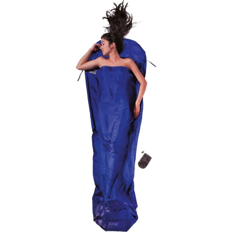 Cocoon MummyLiner 100% silke - Ultramarine Blue