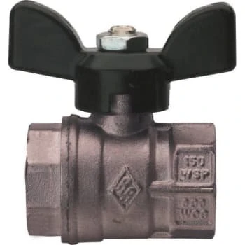 Bonomi 3/4" kuglehane med muffe og T-greb