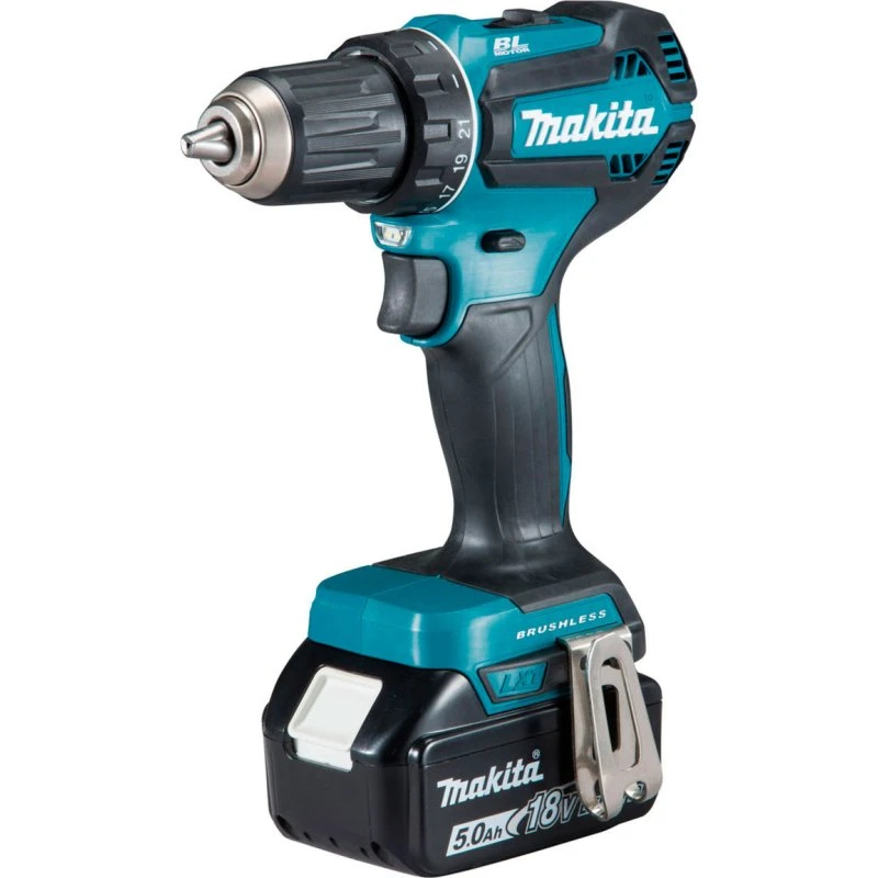 Makita DDF485RTJ 18V skruemaskine 50 Nm, 2x5,0 Ah (børsteløs)