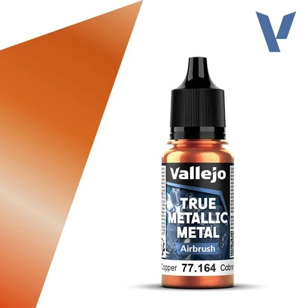 Vallejo True Metallic Metal Airbrush - Ancient Copper 18ml