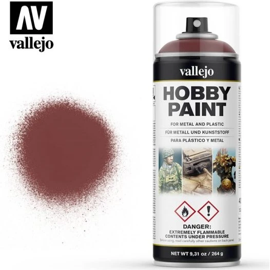 Vallejo Hobby Paint Primer Spray - Gory Red - 400ml