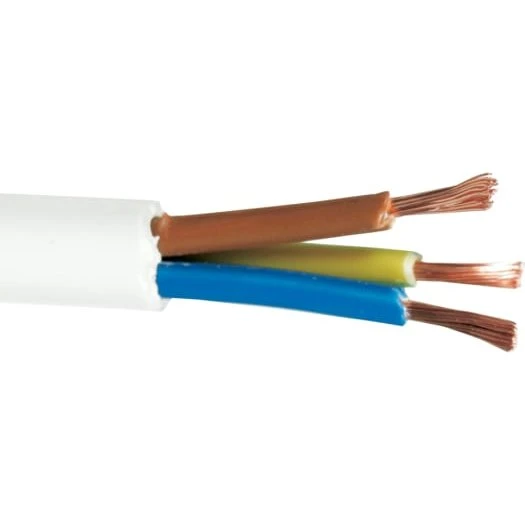Nexans PKAJ Sort 3x1,5 mm² Plastledning - pr. meter