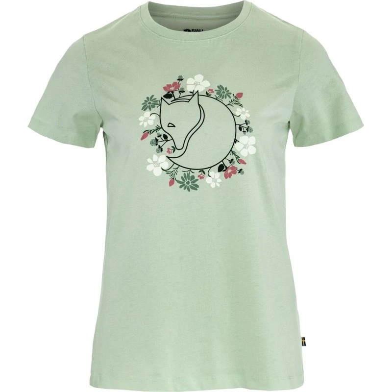 Fjällräven Fjällblomster Fox T-shirt W - Soft Jade, S