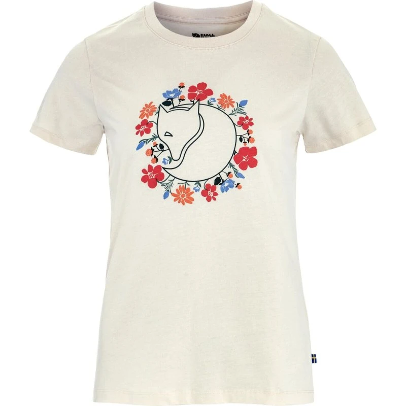 Fjällräven Fjällblomster Fox T-shirt W - Chalk White, L