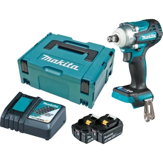 Makita DTW300RTJ Slagnøgle 18V 330 Nm m. 2x5,0Ah