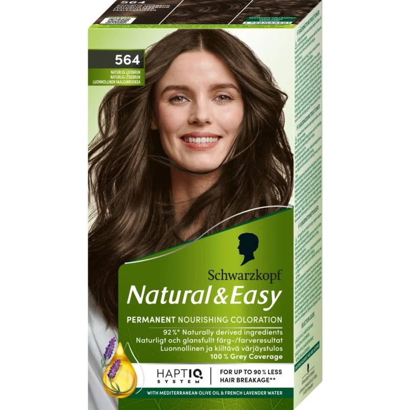 Schwarzkopf Natural & Easy 564 Naturlig Lysbrun