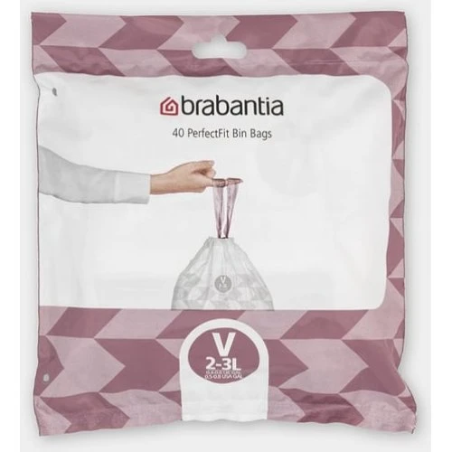 Brabantia PerfectFit Affaldsposer 3 L Hvid - 40 stk