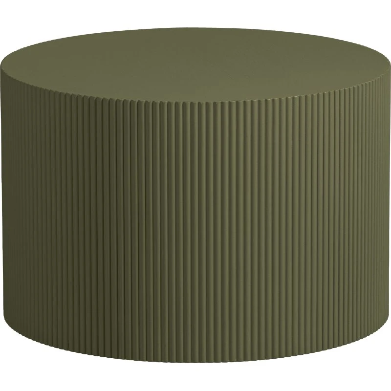 WOOOD Sanne Rundt Sidebord - Military Green - Ø60 cm