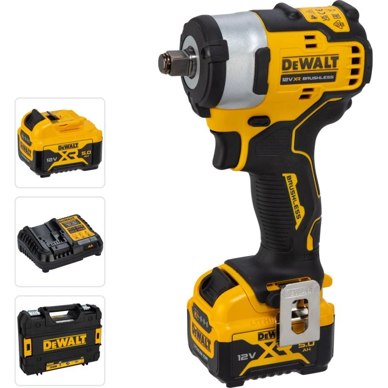 DeWALT DCF901P2-QW 12V slagnøgle 1/2" 340 N·m