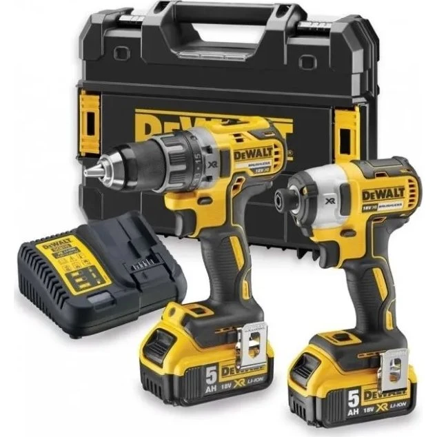 DeWalt DCK268P2T 18V XR 2x5,0Ah - Bore-/slagskruemaskine sæt