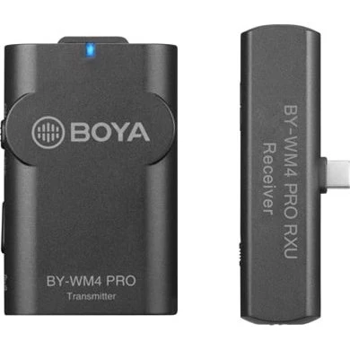Boya WM4 Pro-K5 Trådløs Mikrofon med USB-C til Android og Tablets