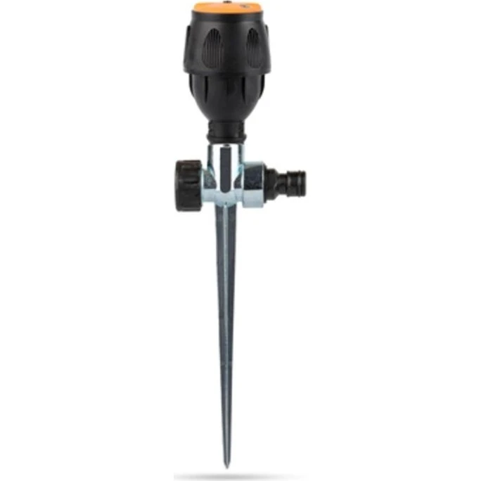 Vandsprinkler, Sort/Orange, 28 cm - Dækker op til 20 m