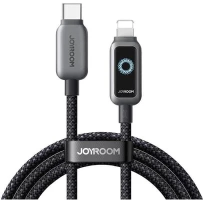 Joyroom S-A55 StarFlight USB-C til Lightning kabel, 30W, 1.2m - Sort