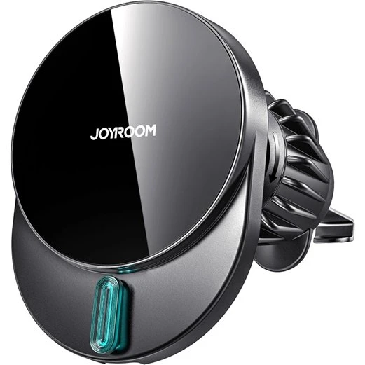 Joyroom MagSafe Bilholder med 15W Trådløs Opladning - Sort