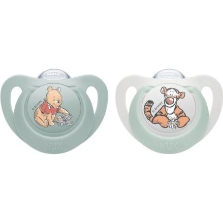 NUK Silikone Sutter Str. 2 (6–18 mdr) 2-pak – Peter Plys