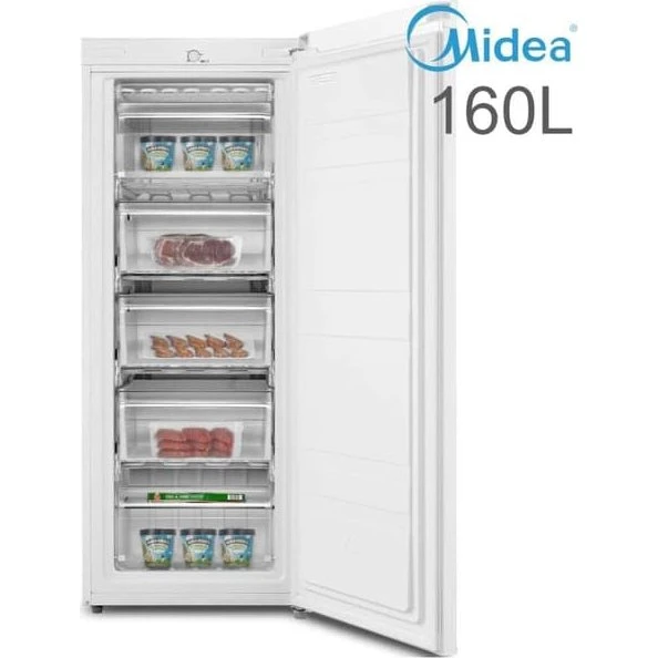 Midea Fryser 160L MDRU229FZE01 - Hvid