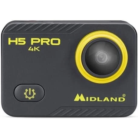 Midland H5 Pro 4K actionkamera (vandtæt 30m, Wi‑Fi)
