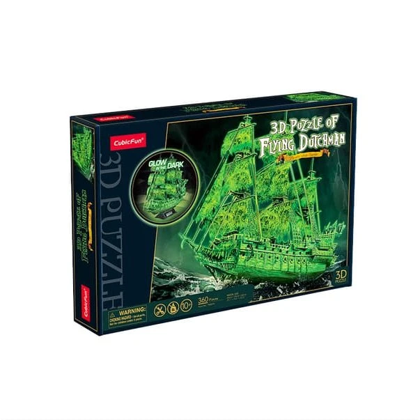 CubicFun 3D Puslespil Den Flyvende Hollænder - 360 brikker