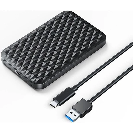 Orico 2520C3-V1 2.5" HDD/SSD USB-C Kabinet - Sort
