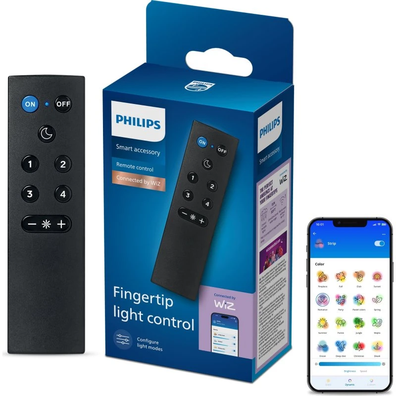 Philips Smart Lighting Fjernbetjening med 9 knapper, Sort