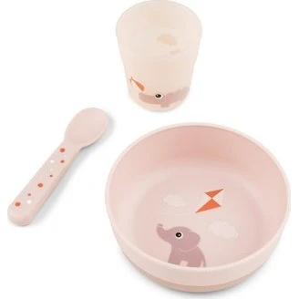 Done By Deer Foodie Første Spisesæt - Playground (Pudder)