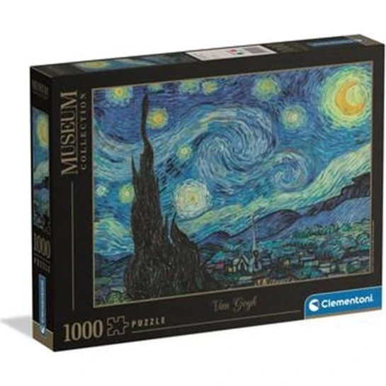 Clementoni HQC Museum Jigsaw Puzzle - The Starry Night 1000 brikker