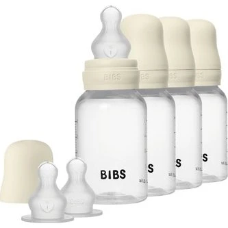 BIBS Bottle Sutteflaskesæt 4 x 150 ml – Ivory