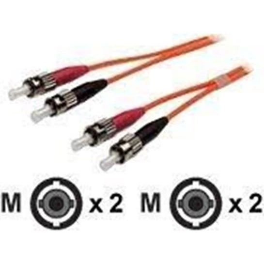 EFB Elektronik O6023.20 InfiniBand Fiberoptisk Kabel, 20m, Orange