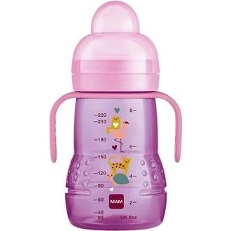 MAM Trainer Tudekop 220 ml – Pink, spildsikker