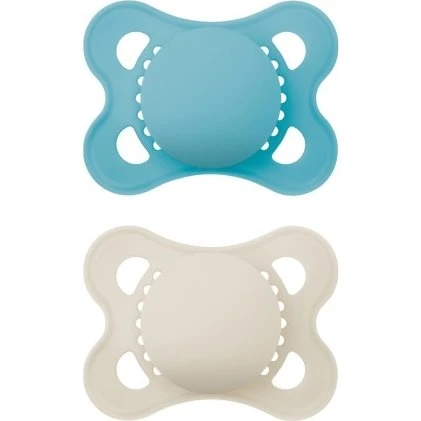 MAM Original 2-pak 0-6 m Silikone, Symmetrisk