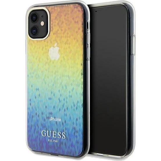 Guess IML Faceted Mirror Disco Iridescent cover til iPhone 11 / XR