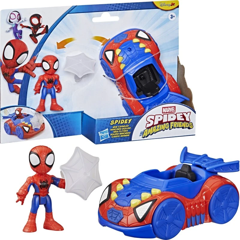 Marvel Spidey køretøj med 7,6 cm figur