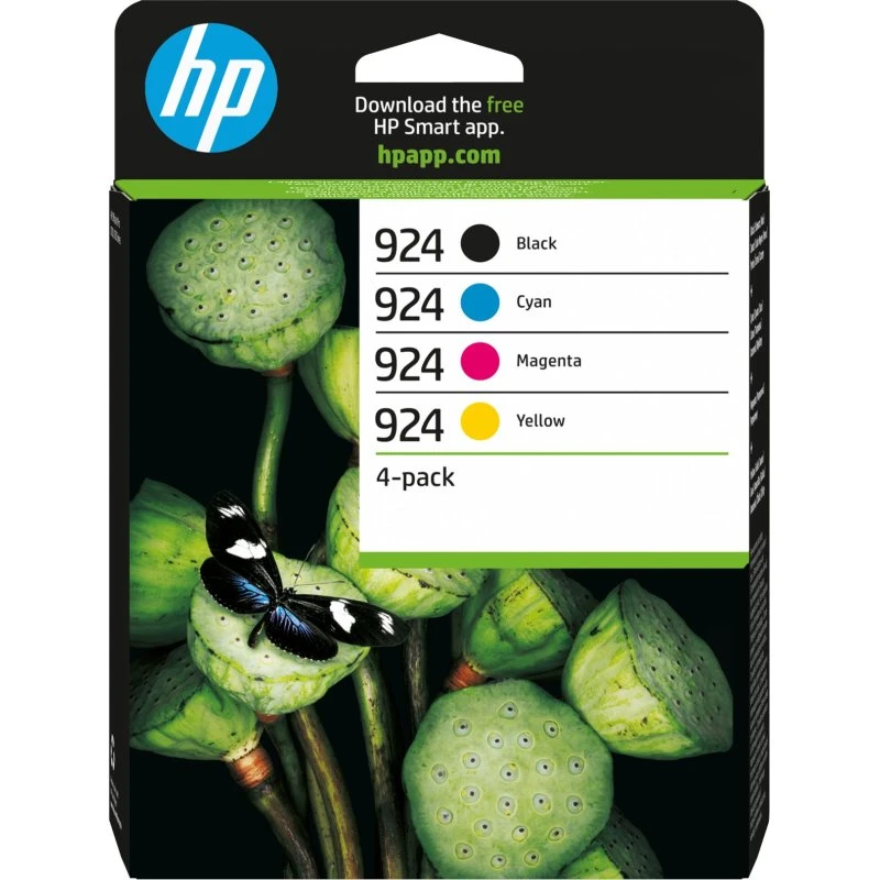 HP 924 CMYK 4-pak Original Blæk til Officejet Pro