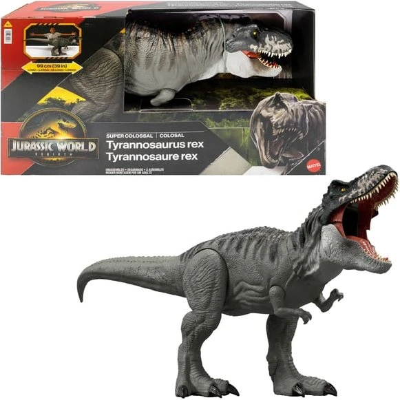 Mattel Jurassic World Rebirth Super Colossal T-Rex Actionfigur