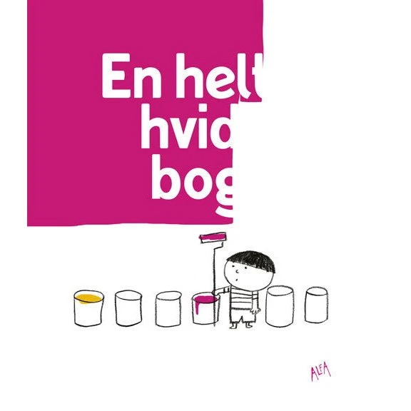 En helt hvid bog - Kreativ børnebog uden ord