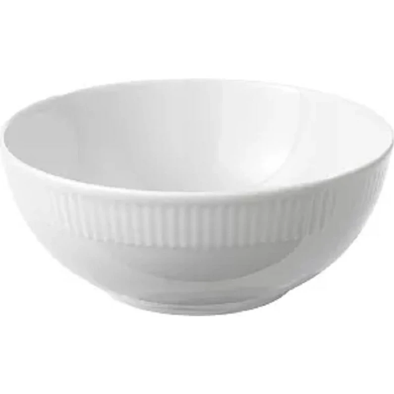 Aida Relief salatskål, hvid, Ø25 cm