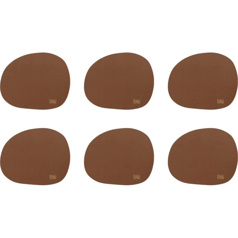Aida RAW glasbrikker 6-pak, mocca
