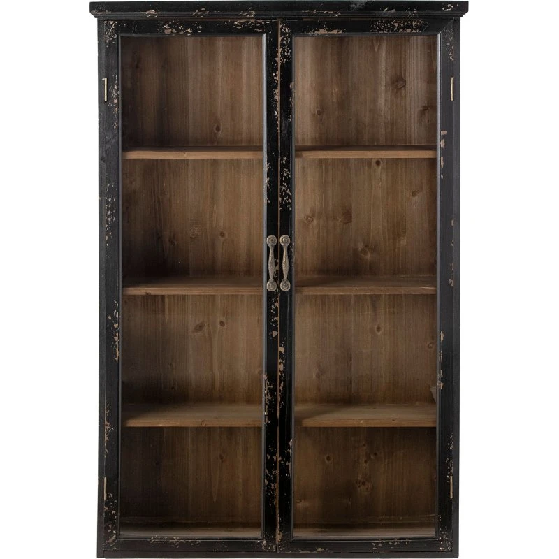 Bloomingville Hazem Skab i sort fyrretræ - 122 cm