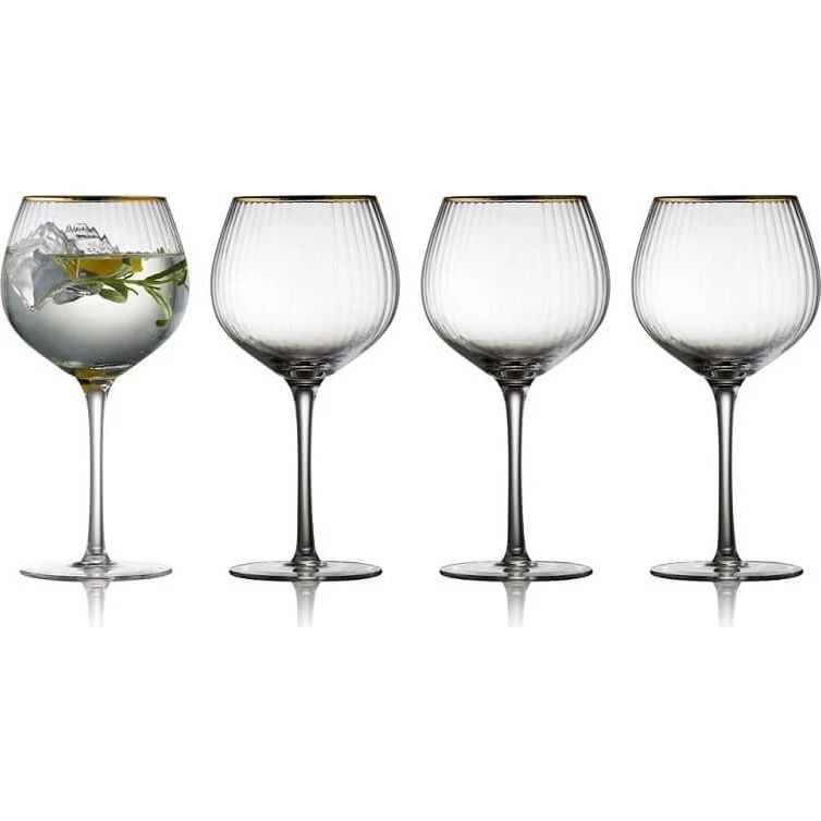 Lyngby Palermo Gold Gin & Tonic glas, 65 cl, 4 stk