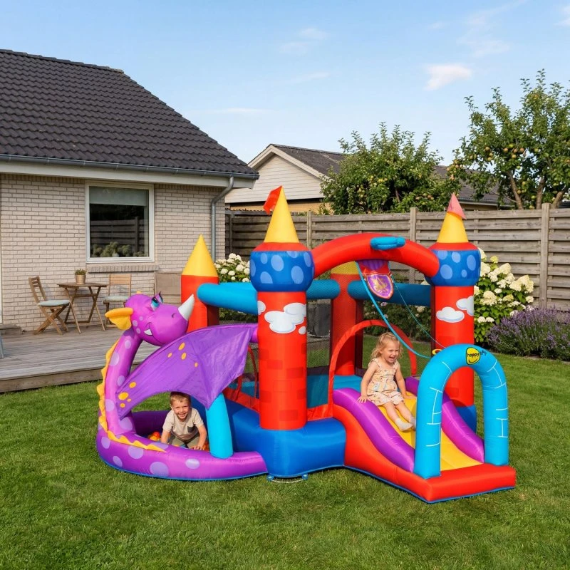 HappyHop Dragon Quest Hoppeborg, 350x350x245 cm