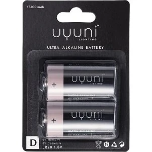 Uyuni Lighting D 1,5V Batterier, 2-pak (16000 mAh)