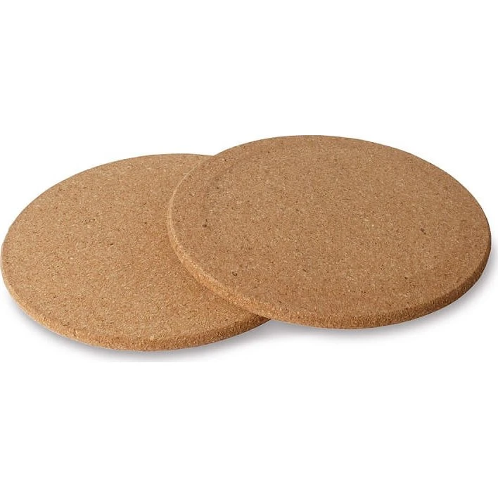 Royal Bordskåner i kork med magnet – 2 stk. (Ø19cm)
