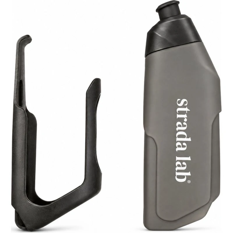 Strada Lab Aero Drikkedunk 600 ml med Flaskeholder - Sort